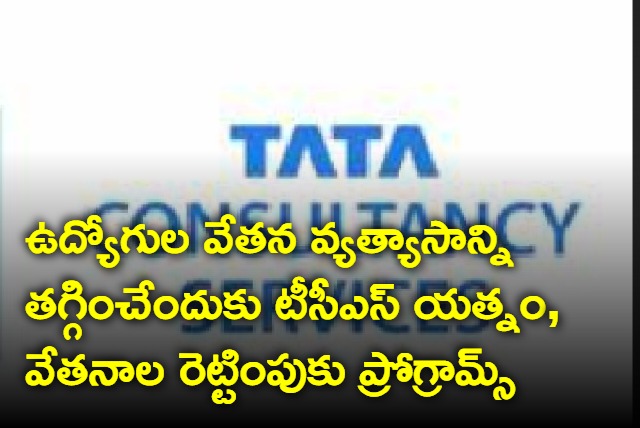 TCS is planning to reduce pay gap among employees