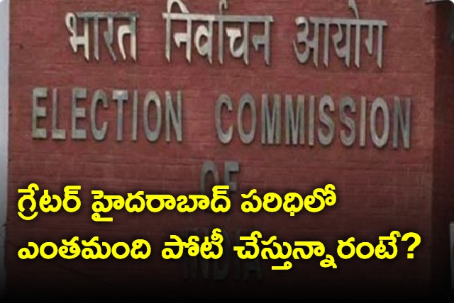 312 members contersting from ghmc 15 constituencies