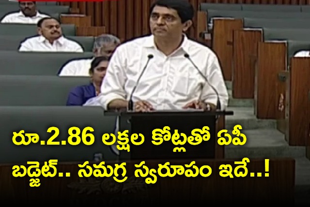 Vote On Budget In Andhrapradesh Assembly