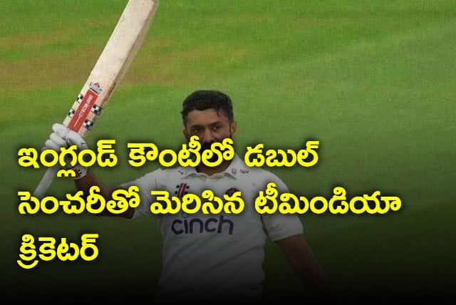 Team India Cricketer Karun Nair discard slams a double hundred in England