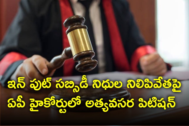 Emergency petition filed in AP High Court seeking funds release permission 