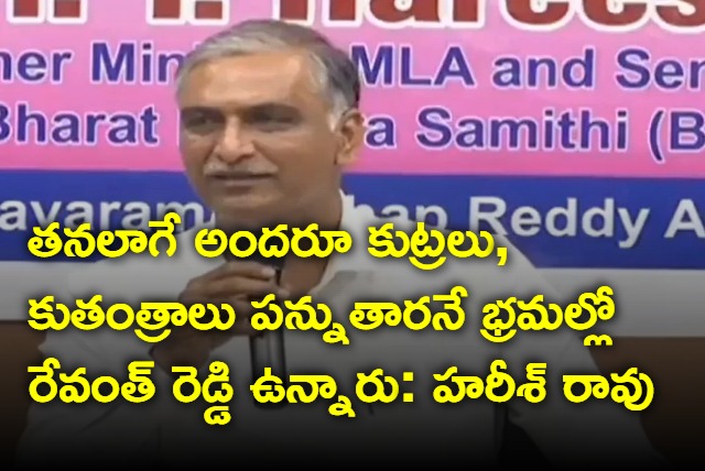 Harish Rao fires at CM Revanth Reddy for his comments on power cuts