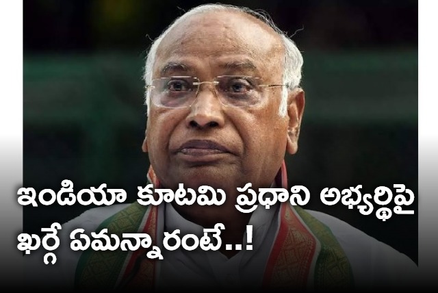 Congress president Mallikarjun Kharge Comment on INDIA Bloc PM Candidate