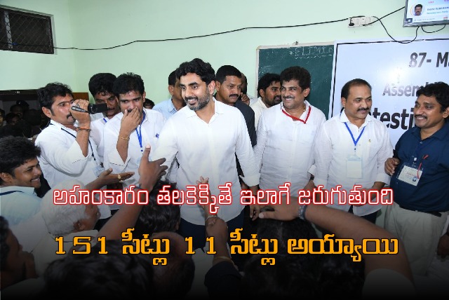 Nara Lokesh held meeting with TDP winners