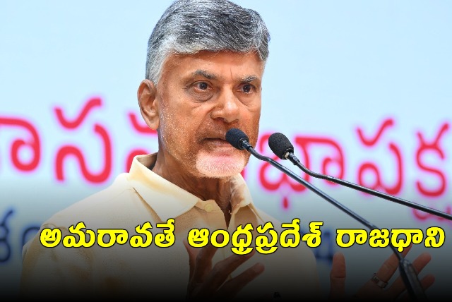 Andrapradesh Capital Amaravathi Says Chandrababu