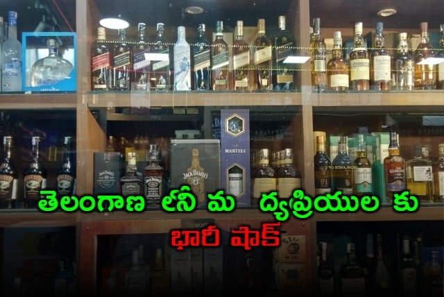 Proposals to Increase the Price of Liquor in Telangana