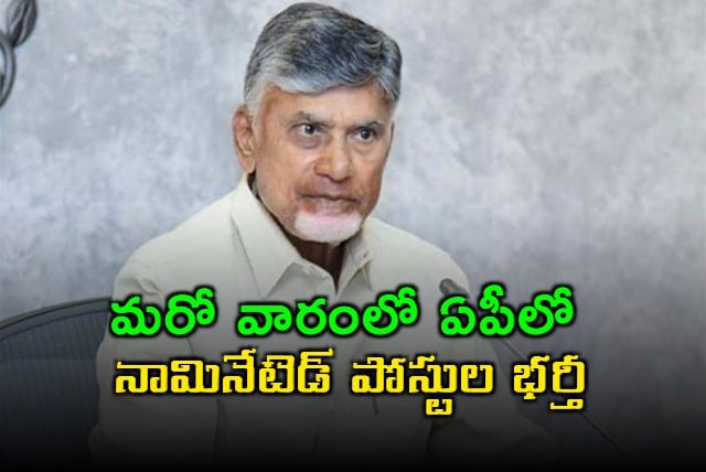 cm chandrababu review on nominated posts