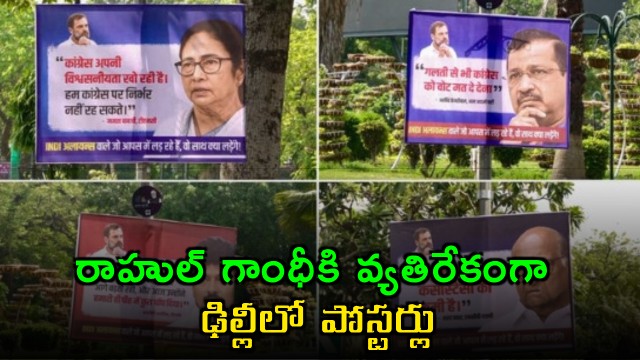 Rahul Gandhi leadership questioned in Delhi posters