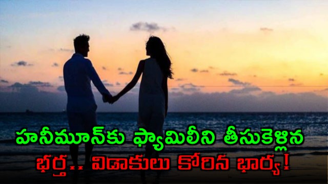 Husband takes family on honeymoon wife applies for divorce
