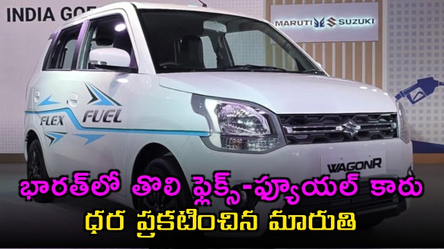 Maruti Suzuki announces price of Indias first flex fuel car WagonR Bioflex