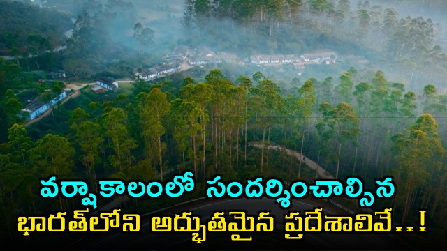 Monsoon Tourism India Wonderful places to visit during the monsoon season