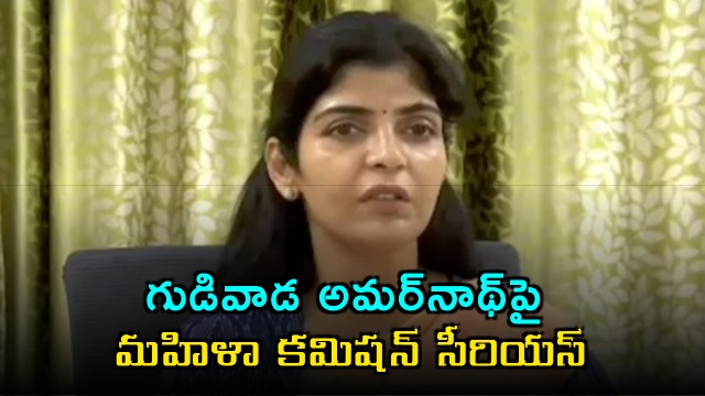 Gudivada Amarnath faces Women Commission action for remarks on Vangalapudi Anitha