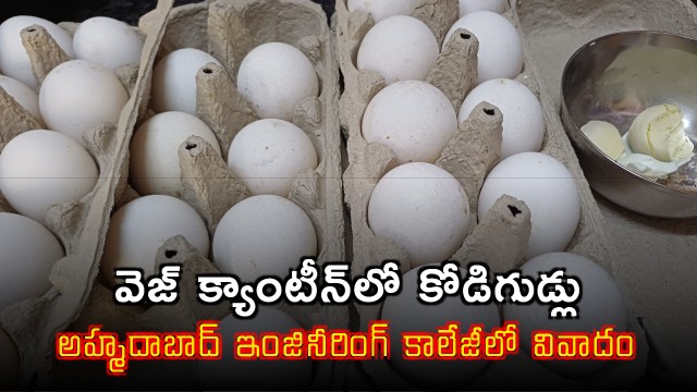 Eggs in Veg Canteen Controversy at Ahmedabad Engineering College