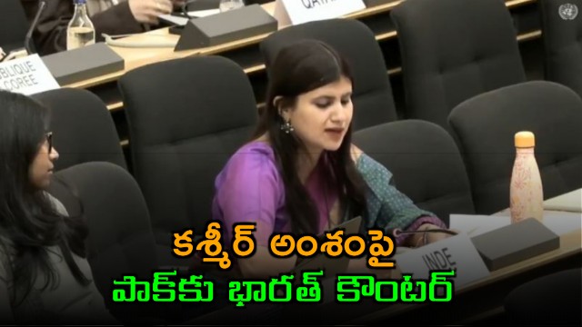 India counter to Pakistan on Kashmir issue Anupama Singh fires at UN