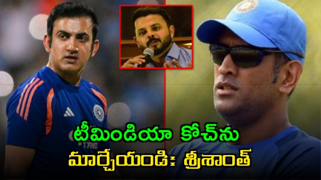 Sreesanth says Team India needs a mentor like Dhoni instead of a coach