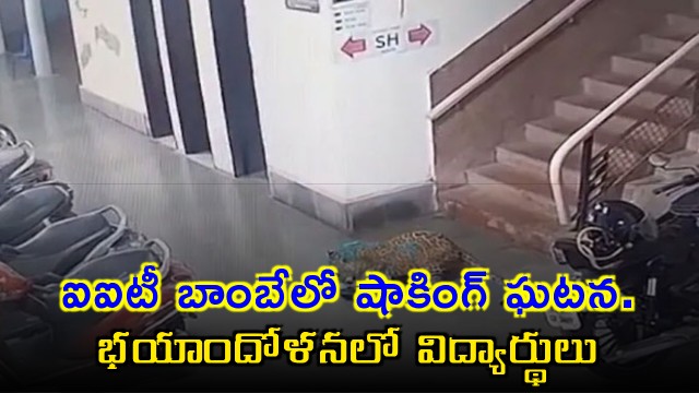 IIT Bombay shocking incident CCTV footage recorded students in fear