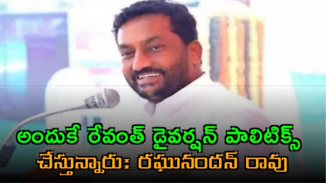 Raghunandan Rao says Revanth Reddy is doing diversion politics fearing Metro corruption