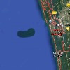 Google Map 8 km long and 3 km wide mysterious island in the kerala