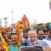 UK dy high commissioner Dr Andrew Fleming wishes Telangana people on Bonalu