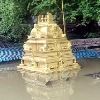 Temple submerged in Godavari water