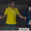 Australia swimming coach celebration in Tokyo Olympics went viral