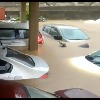Cars Sub Merged In Rain Flood