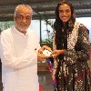 Olympian PV Sindhu’s spends an evening of gratitude at the Heartfulness Institute