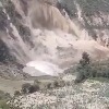 Huge Chunk Of Land Slides Block River In Himachal Pradesh