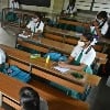 50 pecent strudents attended on first day of schools reopening