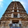 Compound wall of Mangalagiri temple Collapsed