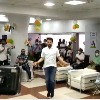 Union Sports minister Anurag Thakur performs his skipping skills
