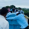 Gates of Hyderabad's Himayat Sagar reservoir opened