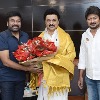 Megastar Chiranjeevi met Tamilnadu CM MK Stalin in Chennai