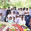 YS Jagan and sharmila at Idupulapaya