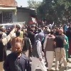 Protests in Kabul against Pak dropping bombs in Panjshir