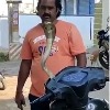 Man catches a snake in unusual way