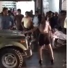 Drunk woman creates ruckus on road in Gwalior 