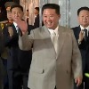North Korea supreme leader Kim Jong Un looks very slim in a military parade