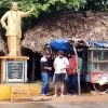 AlluArjun having breakfast at road side tiffin centre near Gokavaram