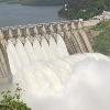Srisailam at its full capacity 7 crest gates opened 
