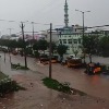 Huge down pouring in Hyderabad