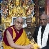 Dalai Lama greets President Kovind on 76th b'day