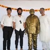 AlluRamalingaiah statue was unveiled by his grandsons  