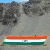 Monumental national flag unfurled in Leh