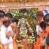 bandi sanjay visits bhagya lakshmi temple