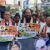 Congress workers try to lay siege to BJP office in Hyd