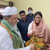 YS Sharmila met muslim priests