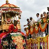 'Jumbo Savari' takes place within Mysuru Palace premises on Dasara