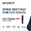 Sony launches ICD-TX660 voice recorder
