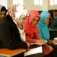 Afghan girls learn tailoring after school ban